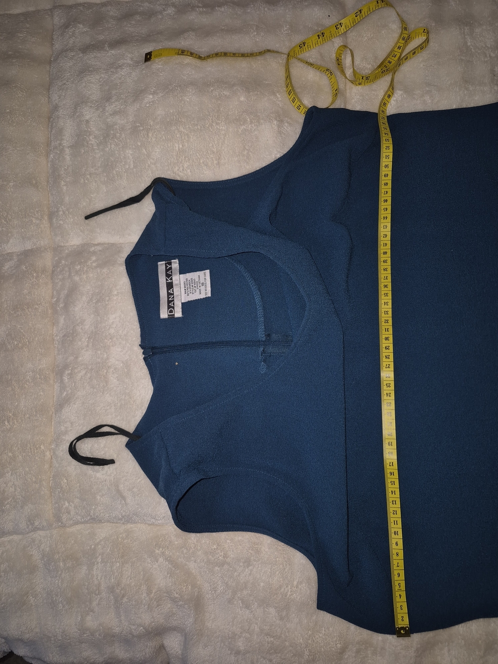 Dana Kay Teal Sleeveless Knit Camisole